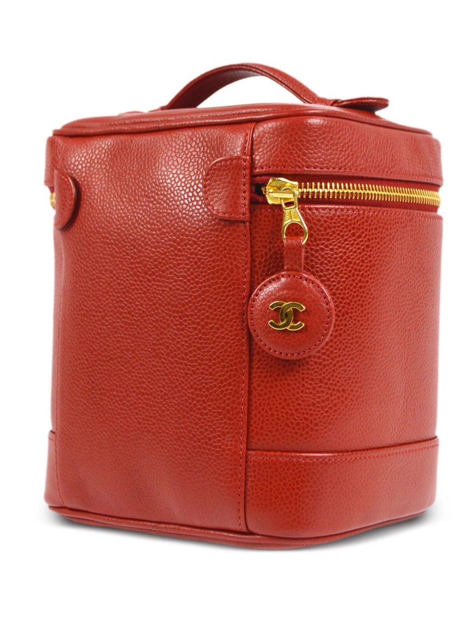 Affordable HOT SALE CC handbag vanity 1995 CHANEL stitch Women 0422
